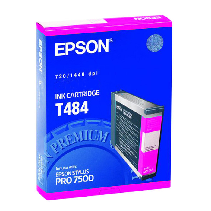 Original Epson T484 Light Magenta Ink Cartridge (C13T484011)