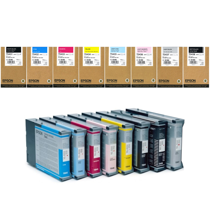 Original Epson T543 Multipack Set Of 8 Ink Cartridges (T5431/2/3/4/5/6/7/8)