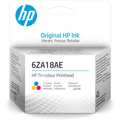 Original HP 6ZA18AE Tri-Colour Printhead (6ZA18AE)