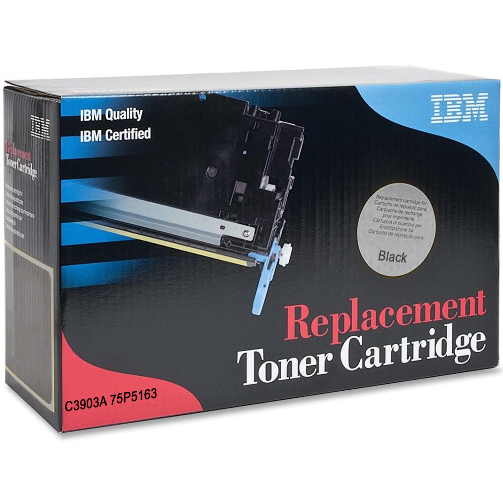 IBM Ultimate HP 03A Black Toner Cartridge (C3903A) (IBM 75P5163)
