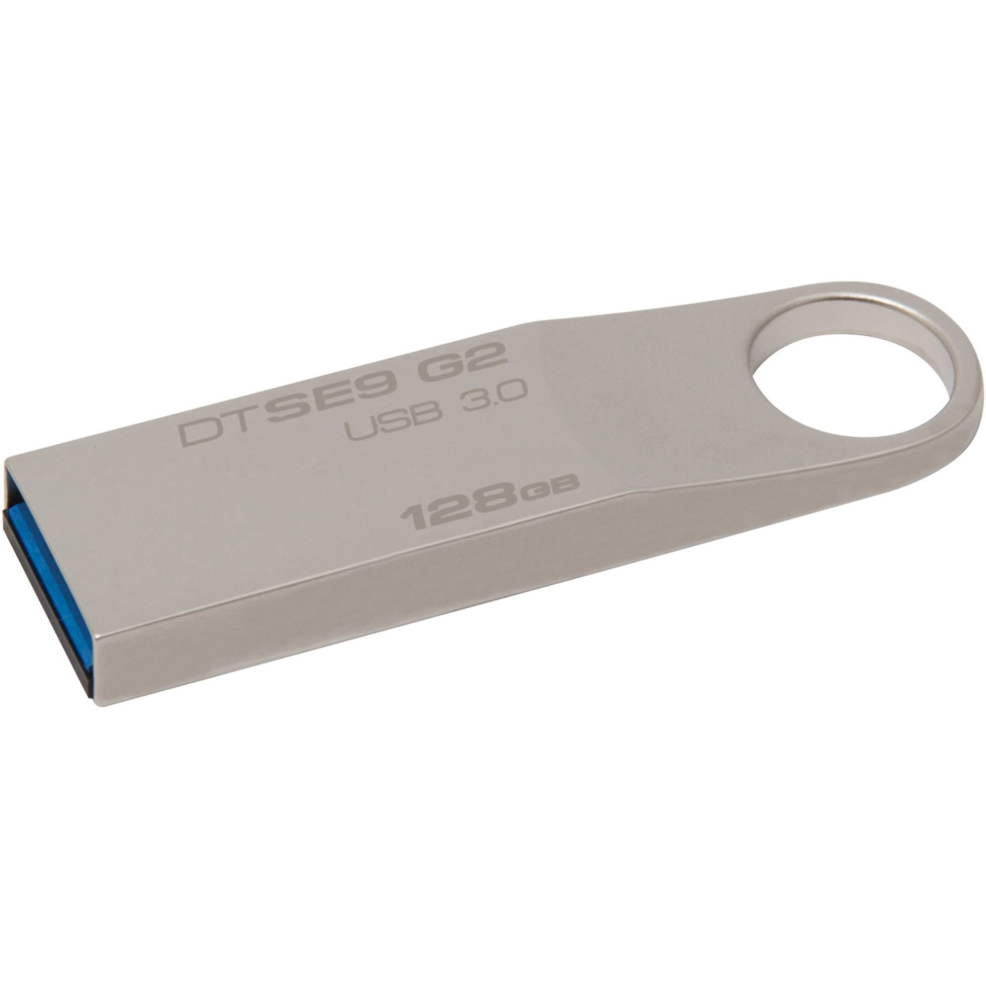 Original Kingston Data Traveler SE9 G2 128GB Silver USB 3.0 Flash Drive (DTSE9G2/128GB)