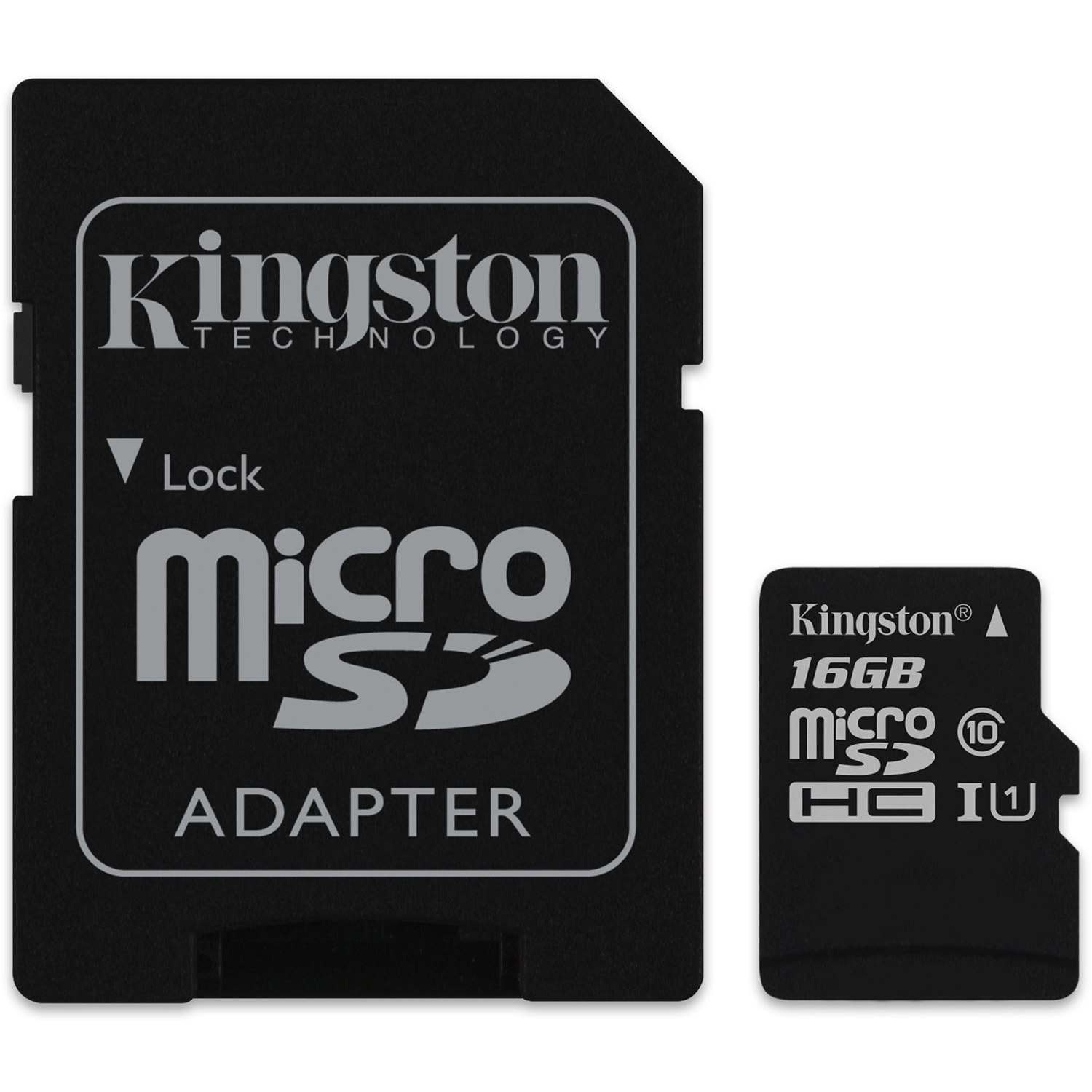 Original Kingston Canvas Select Class 10 16GB MicroSDXC Memory Card with SD Adaptor (SDCS/16GB)