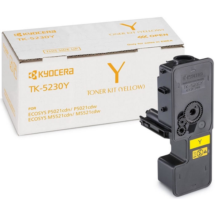 Original Kyocera TK-5230Y Yellow Toner Cartridge (1T02R9ANL0)