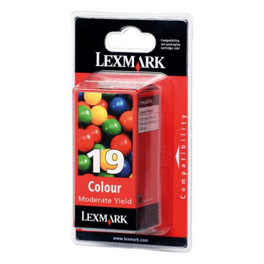 Original Lexmark 19 Colour Ink Cartridge (15M2619E)
