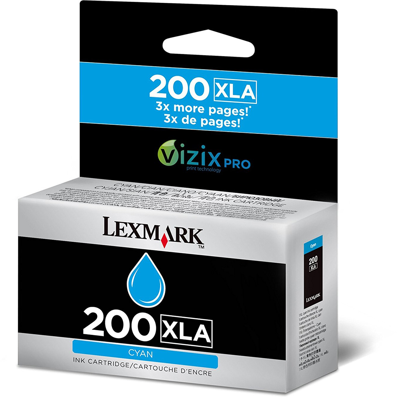 Original Lexmark 200XLA Cyan High Capacity Ink Cartridge (14L0198)