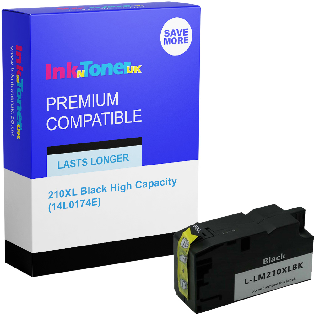 Premium Compatible Lexmark 210XL Black High Capacity Ink Cartridge (14L0174E)
