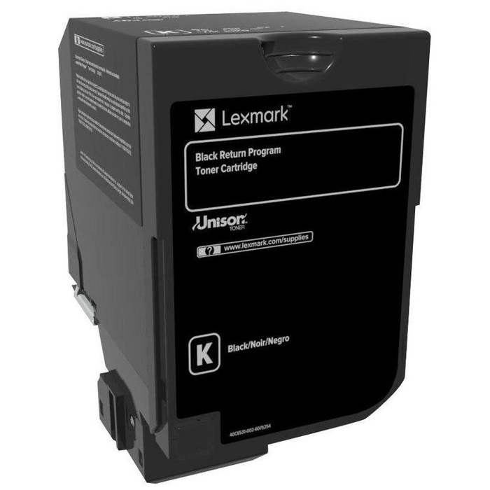 Original Lexmark 74C20K0 Black Toner Cartridge (74C20K0)