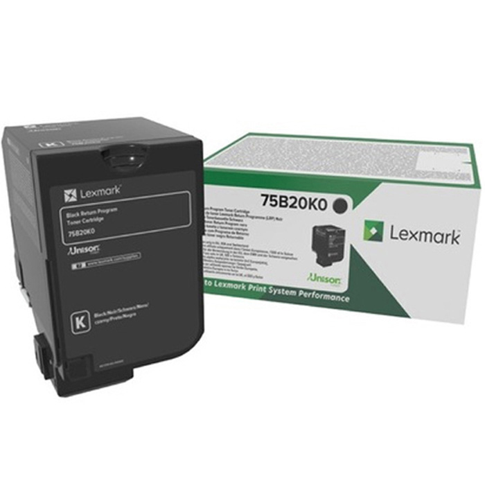 Original Lexmark 75B20K0 Black Toner Cartridge (75B20K0)