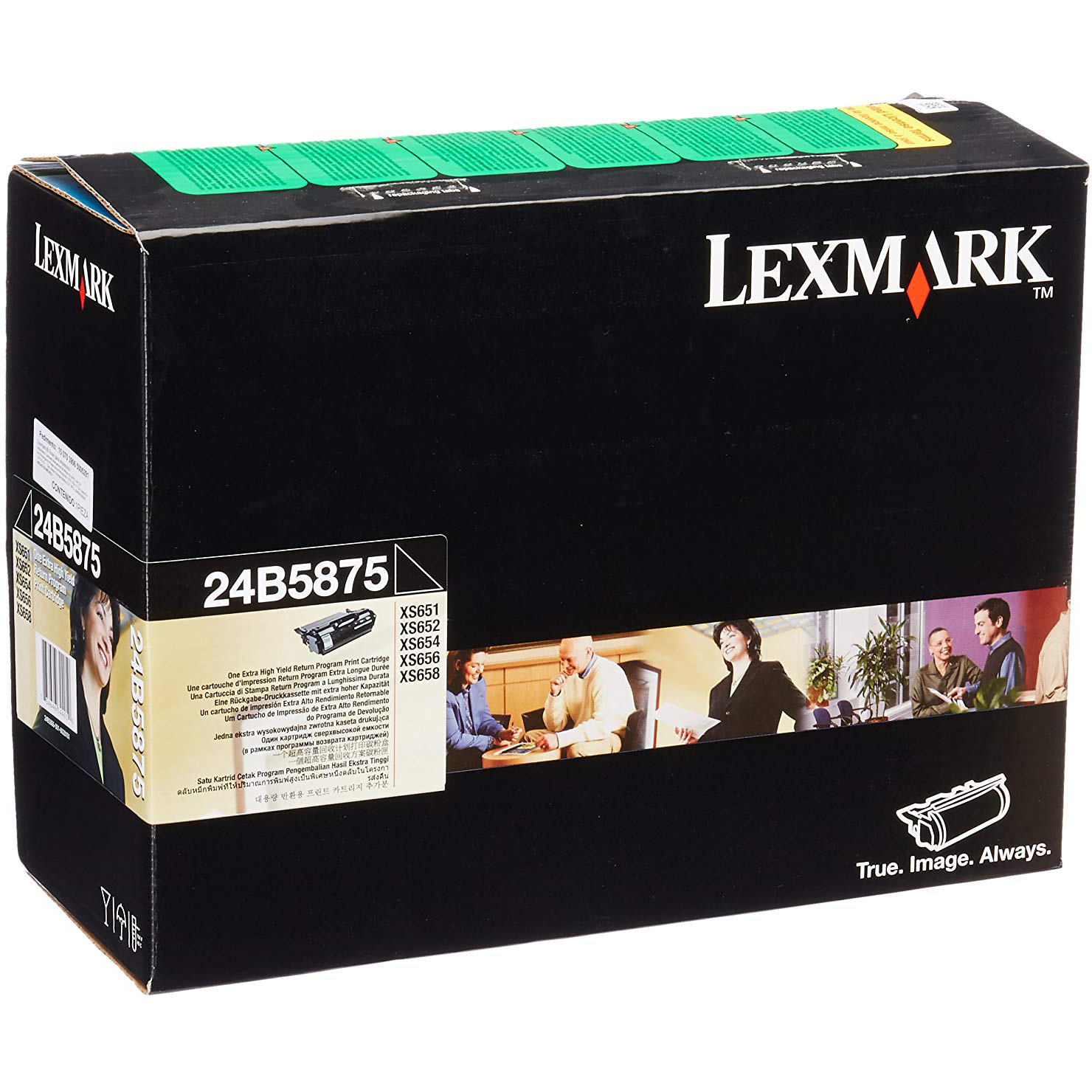 Original Lexmark 24B5875 Black High Capacity Toner Cartridge (24B5875)