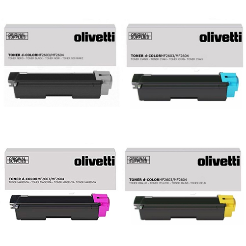 Original Olivetti B094 CMYK Multipack Toner Cartridges (B0946/ B0947/ B0948/ B0949)