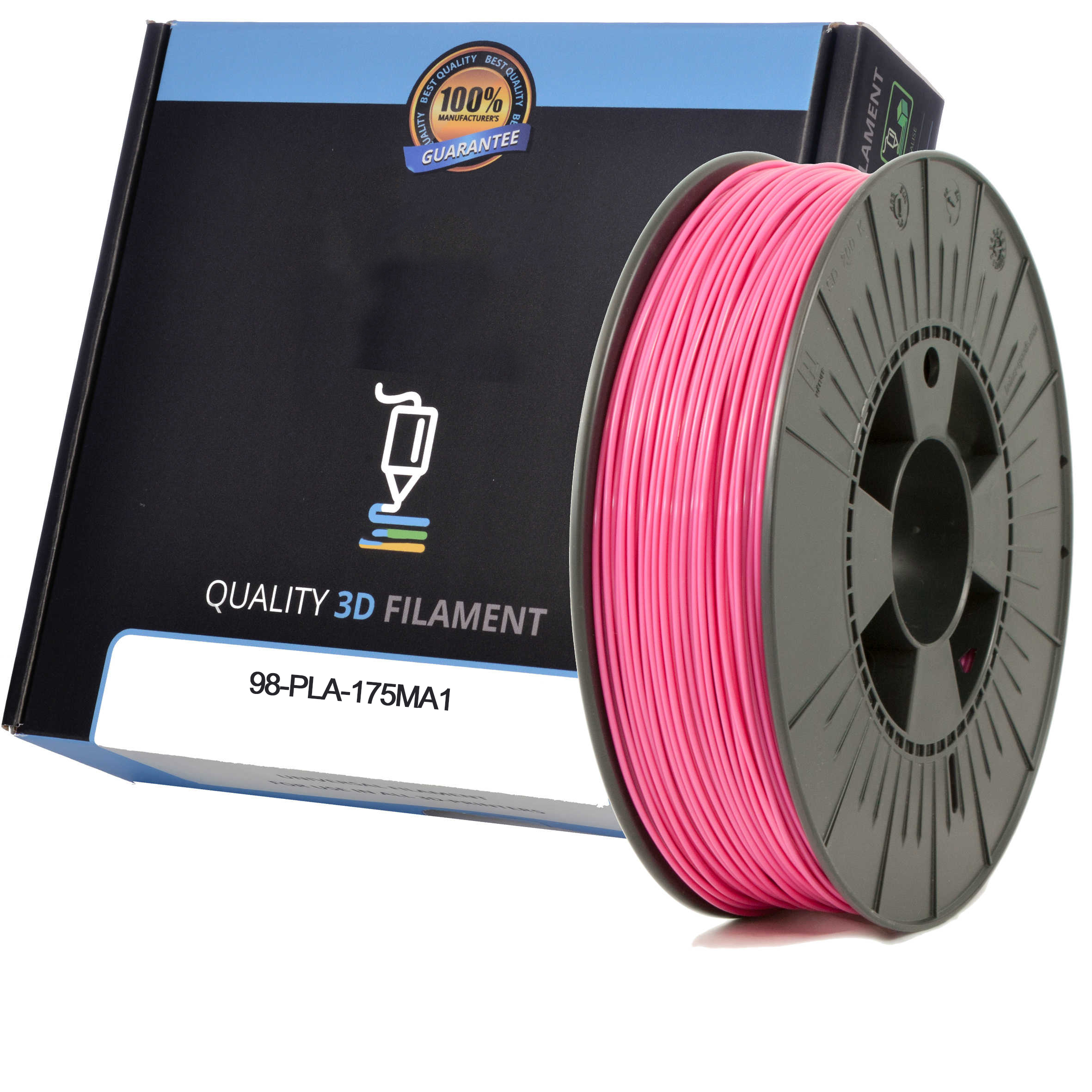 Premium Compatible PLA 1.75mm Magenta 0.5kg 3D Filament (98-PLA-175MA1)