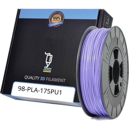 Premium Compatible PLA 1.75mm Purple 1kg 3D Filament (PLA175PU1)