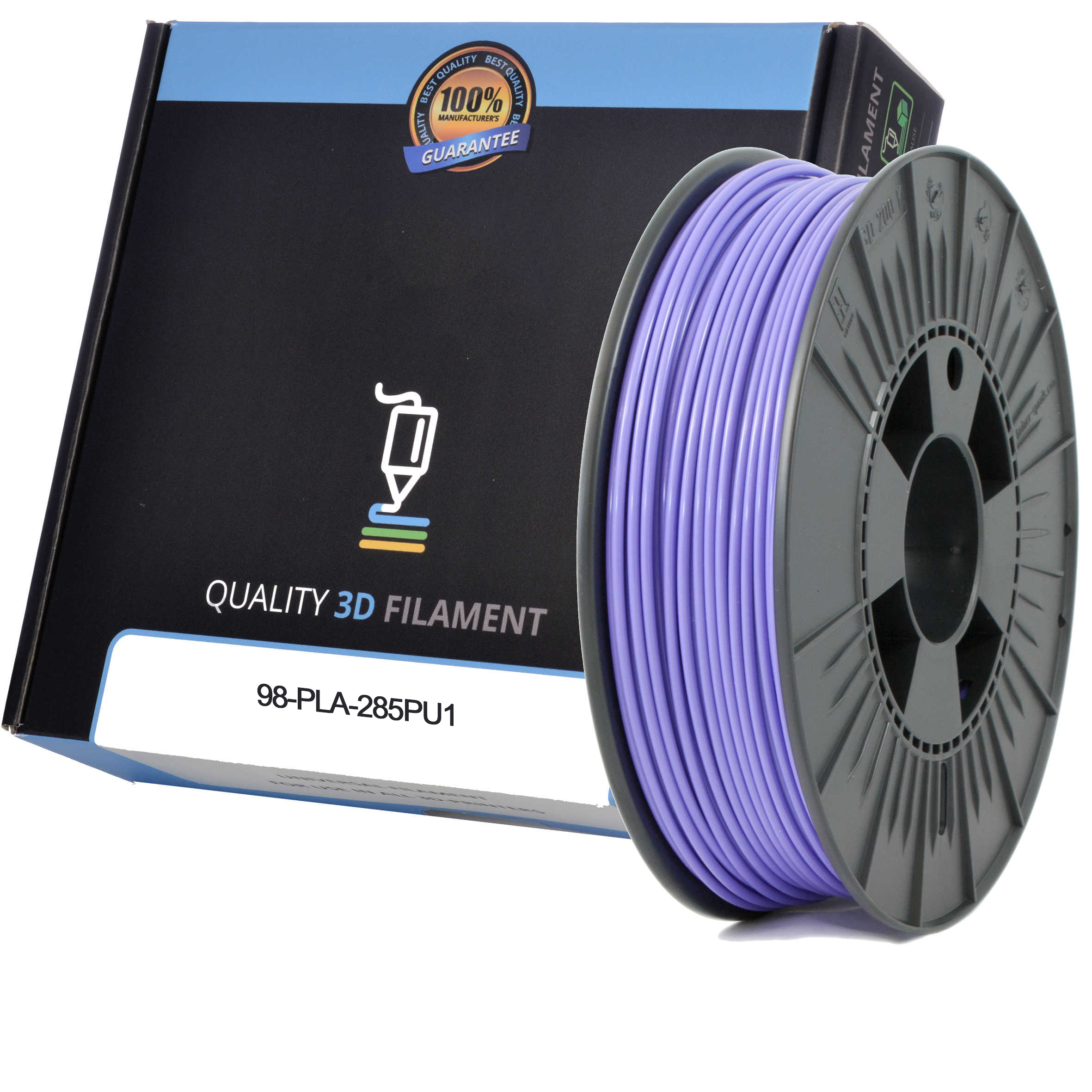 Premium Compatible PLA 2.85mm Purple 0.5kg 3D Filament (98-PLA-285PU1)