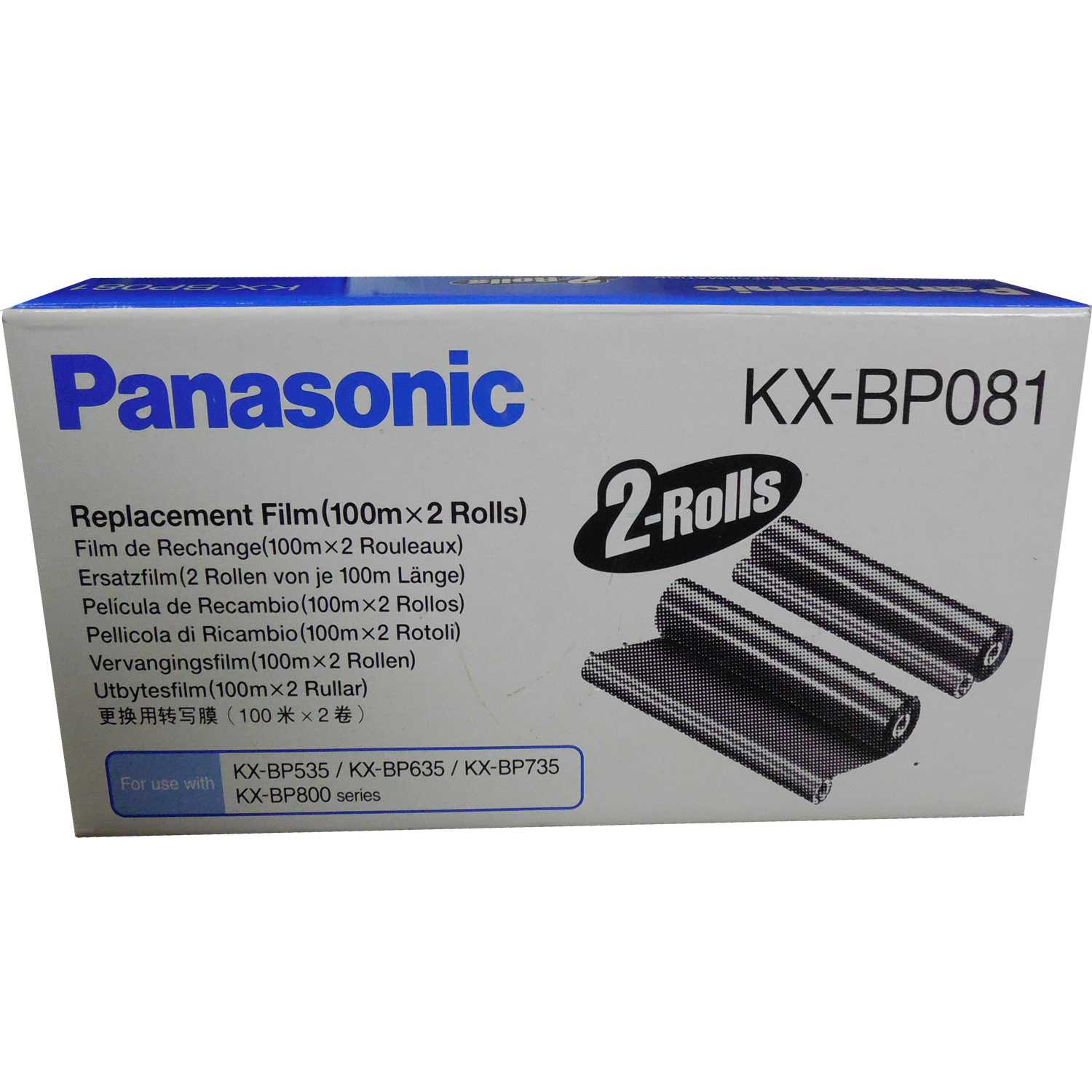 Original Panasonic KXBP081 Twin Pack Ink Film Ribbons (KXBP081)