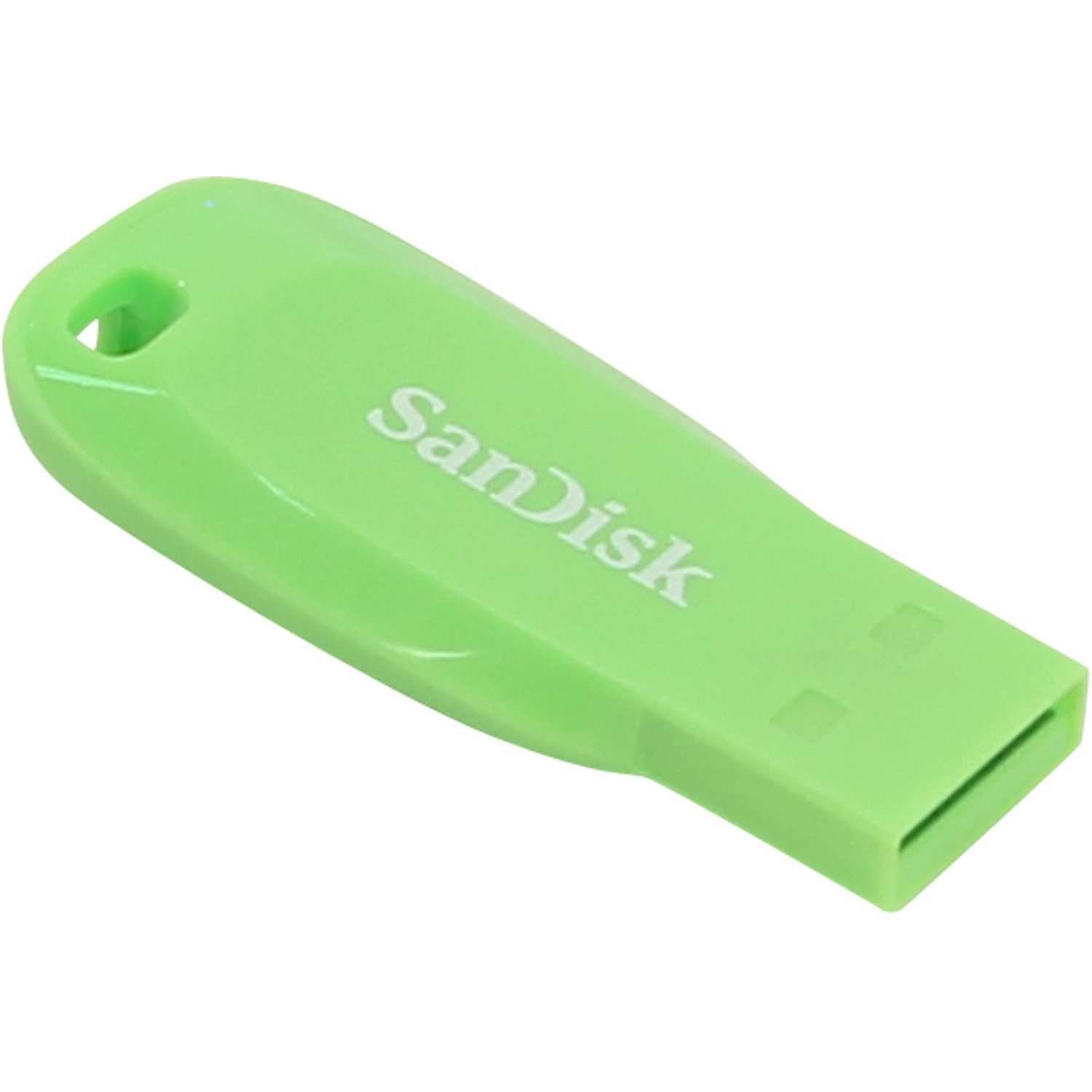 Original SanDisk Cruzer Blade 32GB Green USB 2.0 Flash Drive (SDCZ50C032GB35GE)