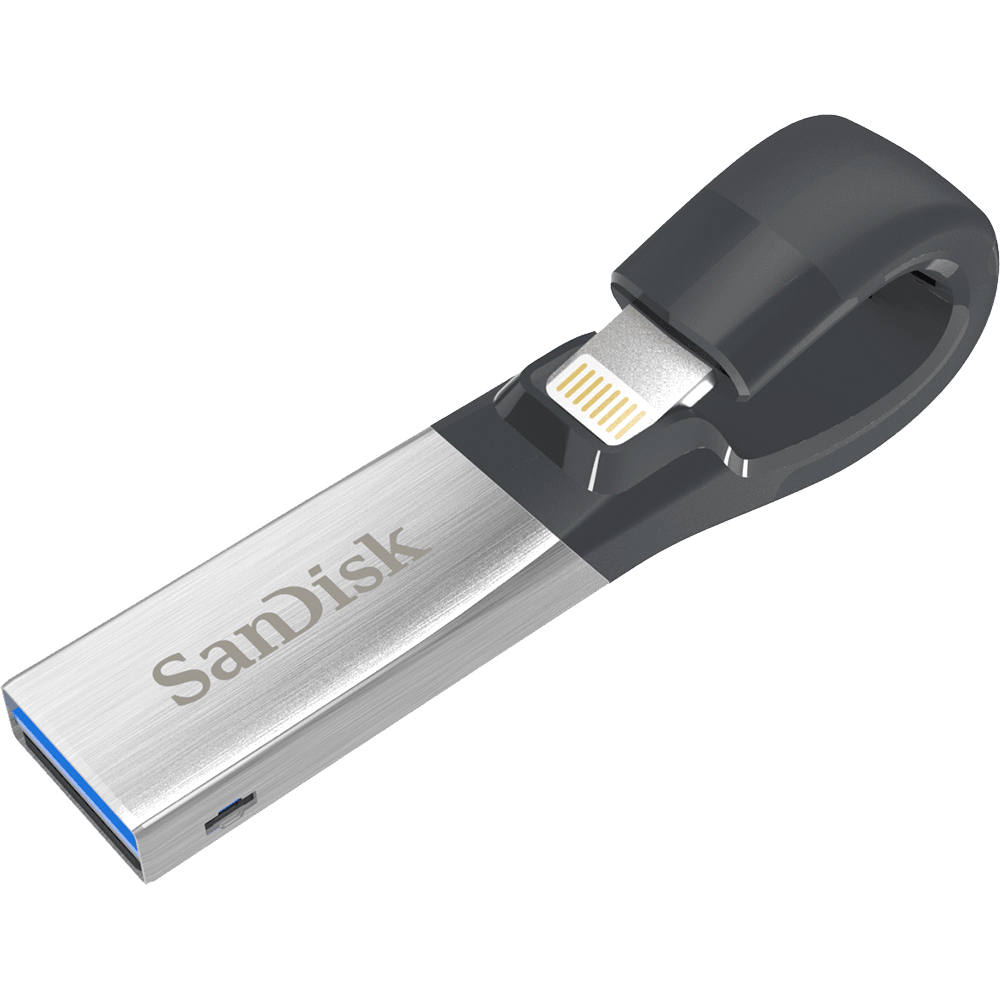 Original SanDisk iXpand 32GB USB 3.0 and Lightning Flash Drive (SDIX30C-032G-GN6NN)