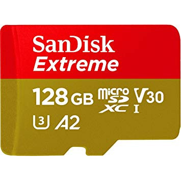 Original SanDisk Extreme Class 10 128GB MicroSDXC Memory Card (SDSQXA1-128G-GN6MA)