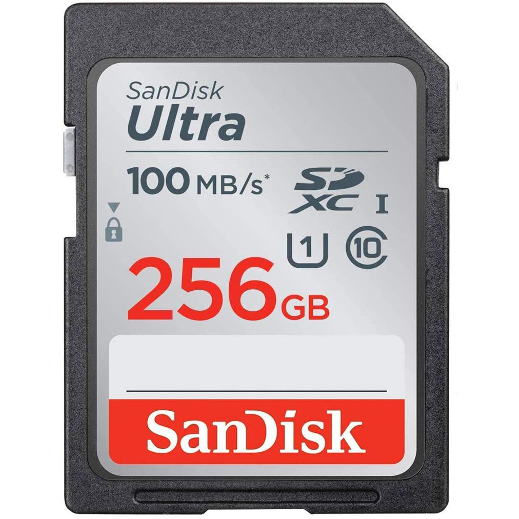 Original SanDisk Ultra 256GB SDXC Memory Card (SDSDUNR-256G-GN6)