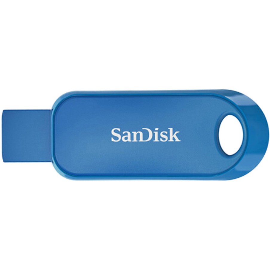 Original SanDisk Cruzer Snap Blue 32GB USB 2.0 Flash Drive (SDCZ62-032G-G35B)