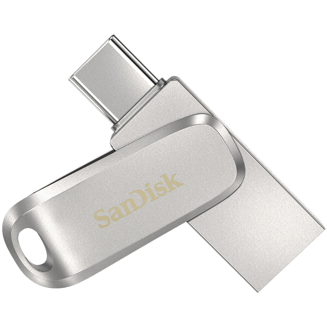 Original SanDisk Ultra 64GB Dual Drive Luxe USB Type C Flash Drive (SDDDC4-064G-G46)