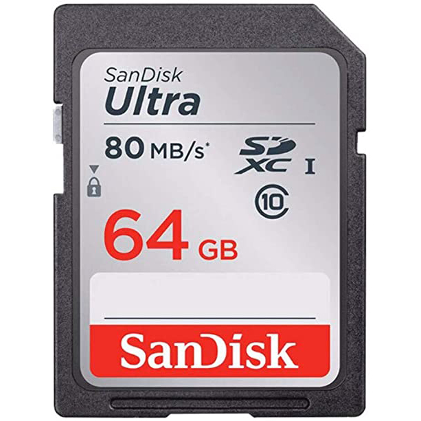 Original SanDisk 64GB Ultra SDXC Memory Card (SDSDUNR-064G-GN6)