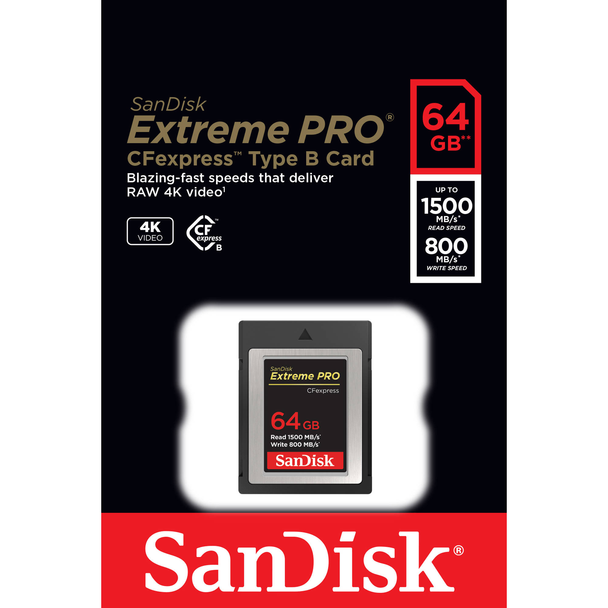 Original Sandisk Cf Express 64Gb (SDCFE-064G-GN4IN)