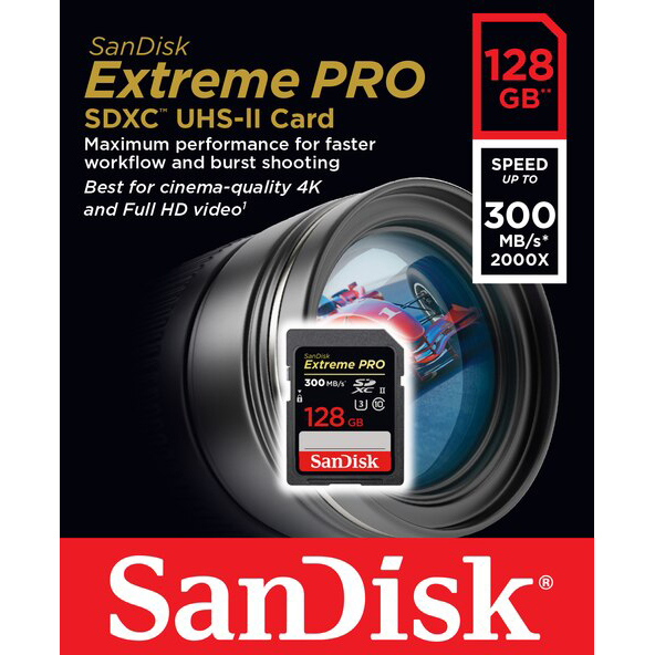 Original SanDisk Extreme Pro Class 128GB microSDXC Memory Card (SDSDXPK-128G-GN4)