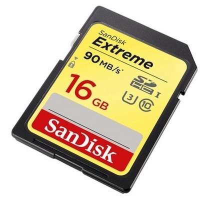 Original SanDisk Extreme Class 10 16GB SDHC Memory Card (SDSDXNE-016G-GNCIN)
