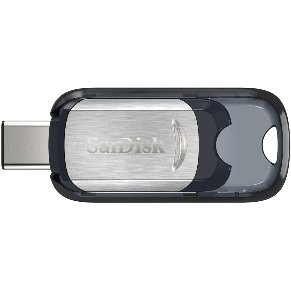 Original SanDisk Ultra 128GB Black USB Type-C 3.1 Flash Drive (SDCZ450-128G-G46)