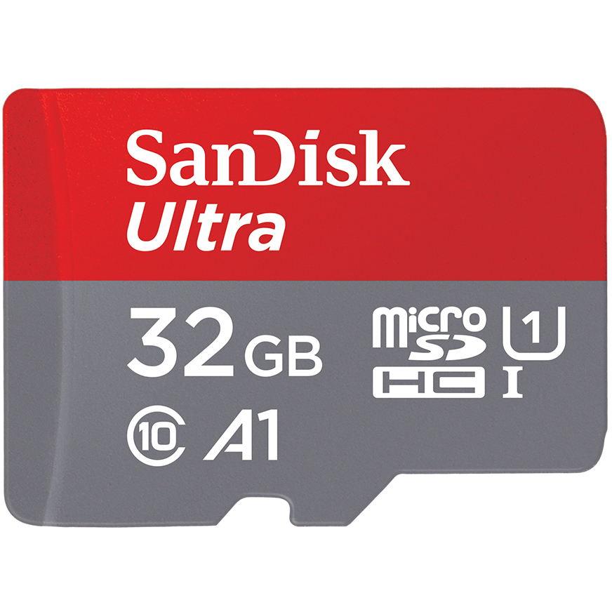 Original SanDisk Ultra Class 10 32GB MircoSDHC Memory Card with Adaptor (SDSQUAR-032G-GN6MA)