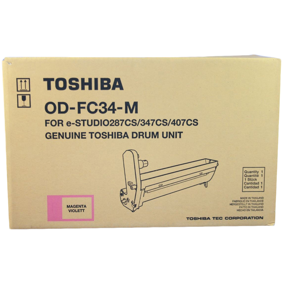 Original Toshiba OD-FC34M Magenta Drum Unit (6A000001587)
