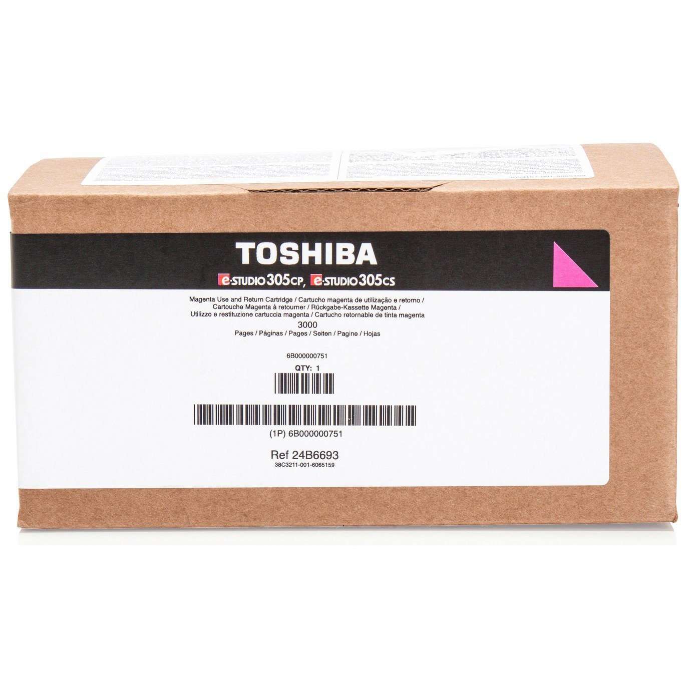 Original Toshiba T-305PM-R Magenta Toner Cartridge (6B000000751)