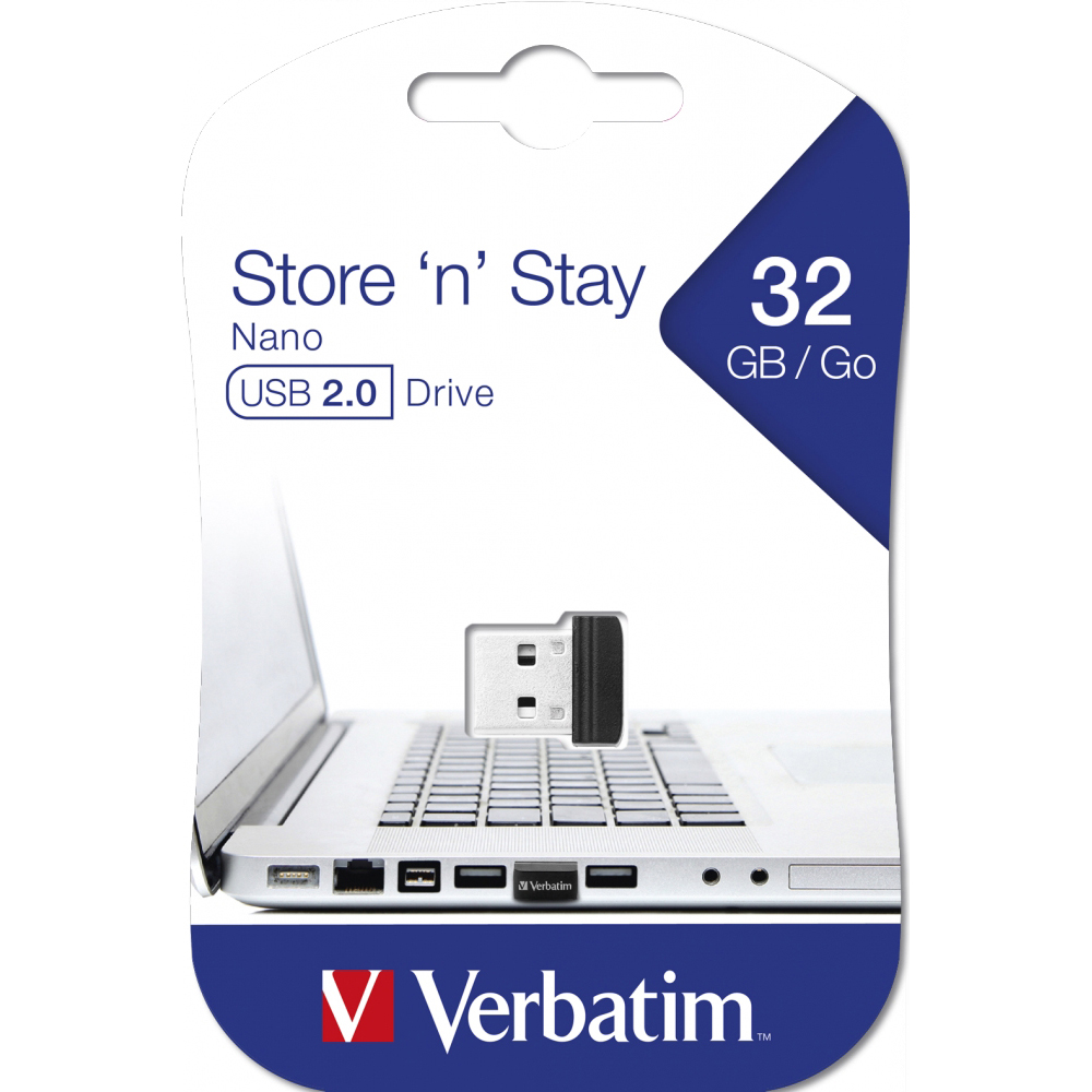 Original Verbatim Store 'N' Stay Nano Usb 32Gb (98130)
