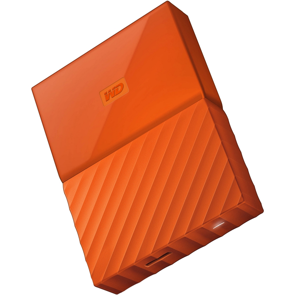 Original Western Digital My Passport Orange 4TB USB 3.0 External Hard Drive (WDBYFT0040BOR-WESN)