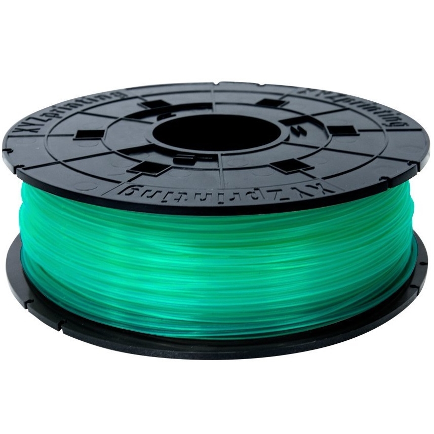 Original XYZprinting Clear Green 1.75mm 600g PLA 3D Filament Cartridge (RFPLAXEU01C)