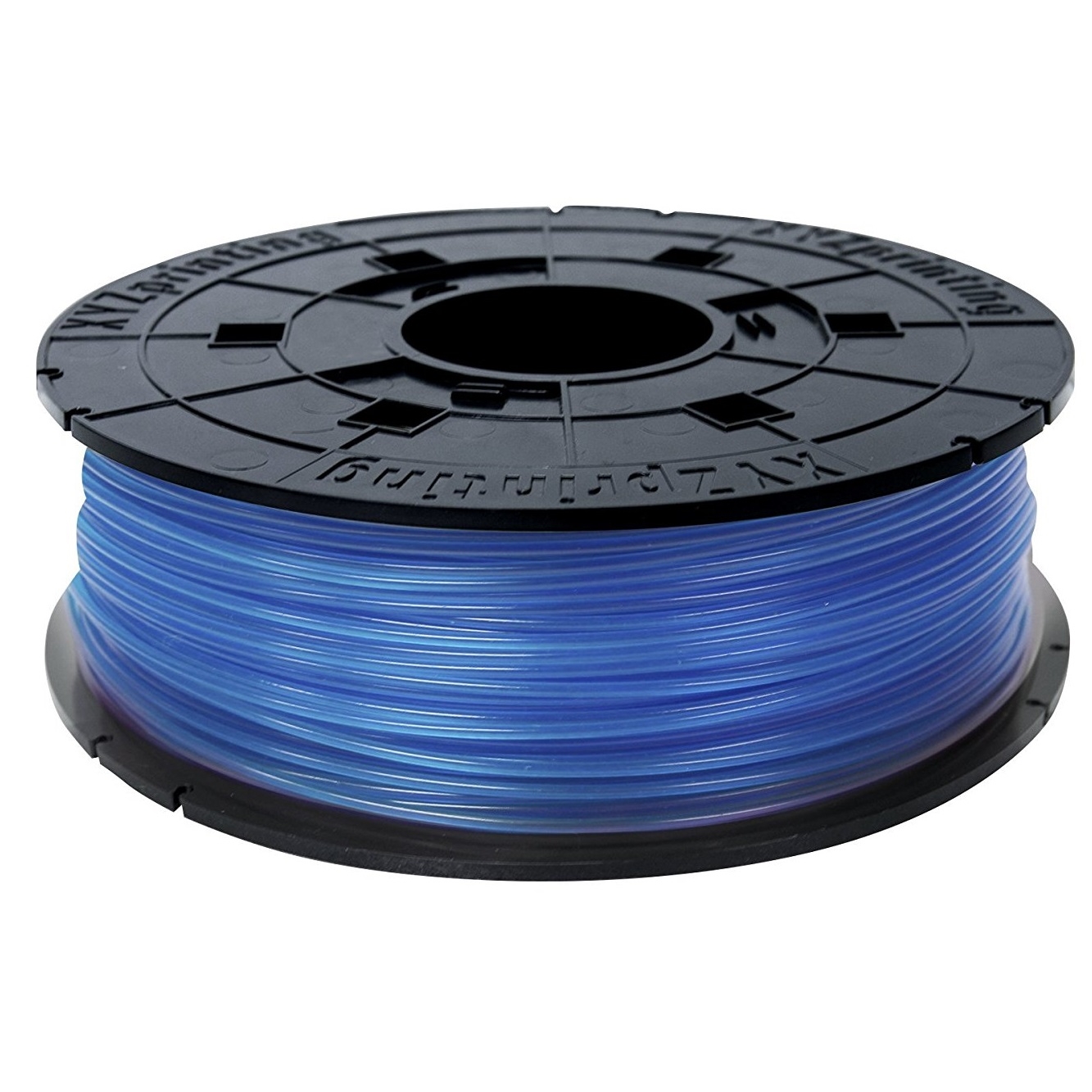 Original XYZprinting Clear Blue 1.75mm PLA Refill 3D Filament Cartridge (RFPLBXEU05J)