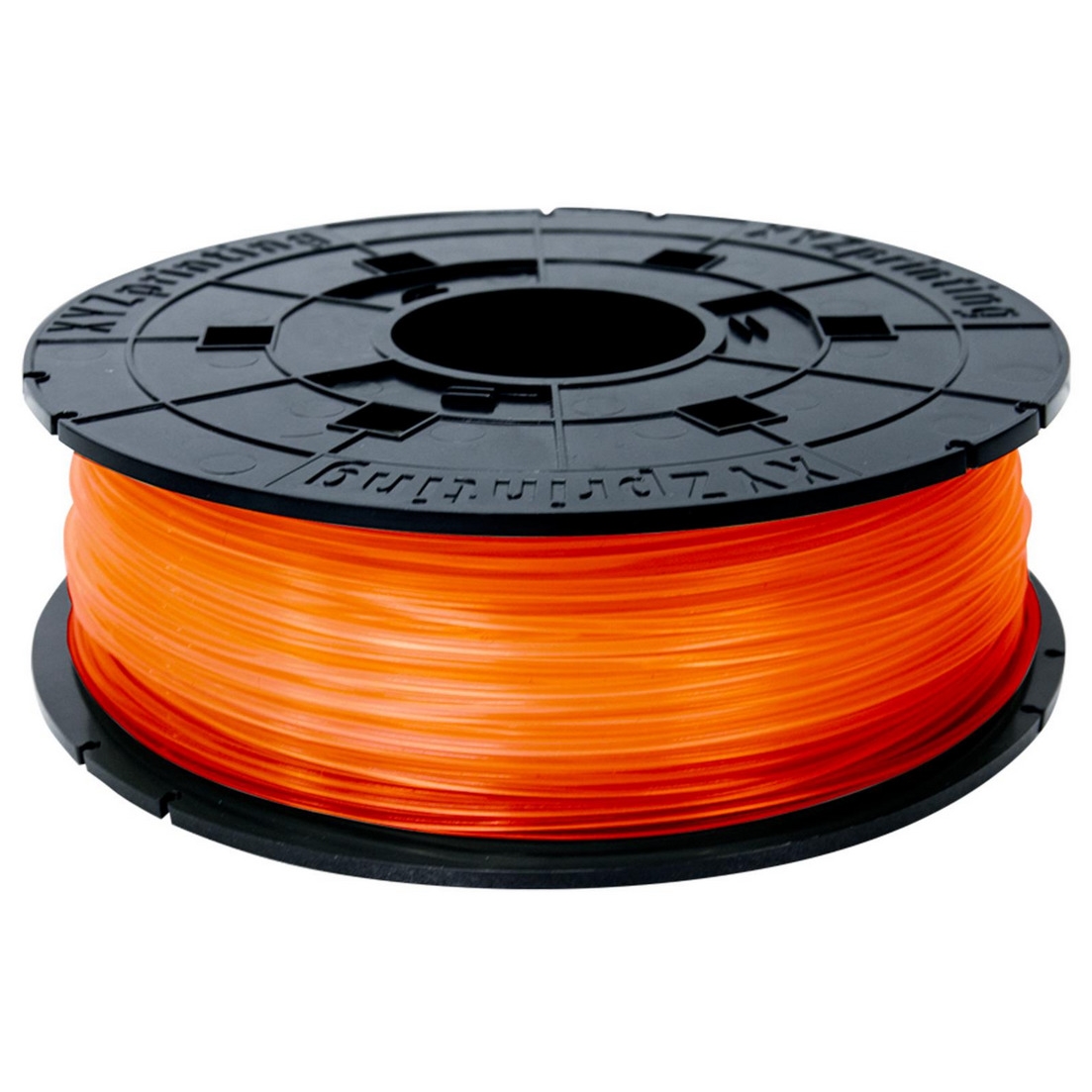 Original XYZprinting Clear Tangerine Junior 1.75mm PLA 3D Filament Cartridge (RFPLCXEU07B)