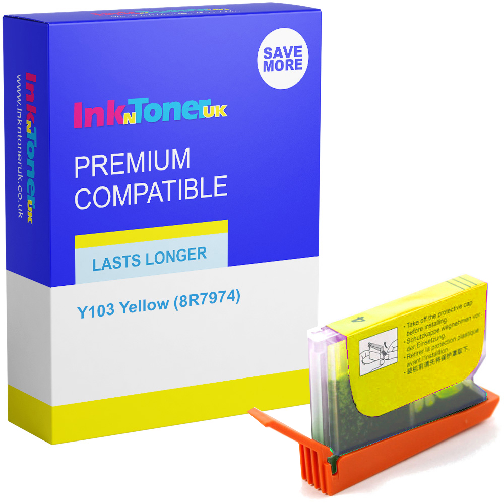 Premium Compatible Xerox Y103 Yellow Ink Cartridge (8R7974)