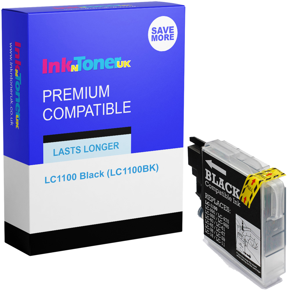 Premium Compatible Brother LC1100 Black Ink Cartridge (LC1100BK)