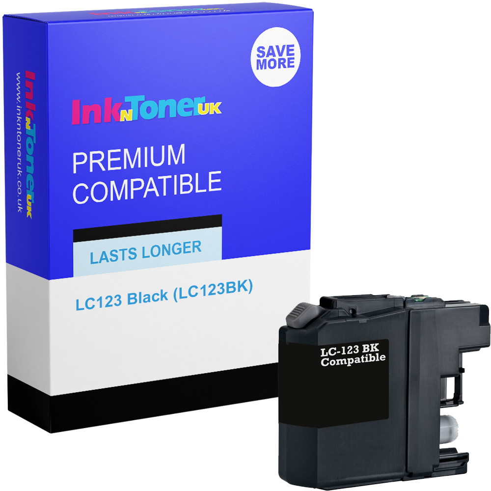 Premium Compatible Brother LC123 Black Ink Cartridge (LC123BK)