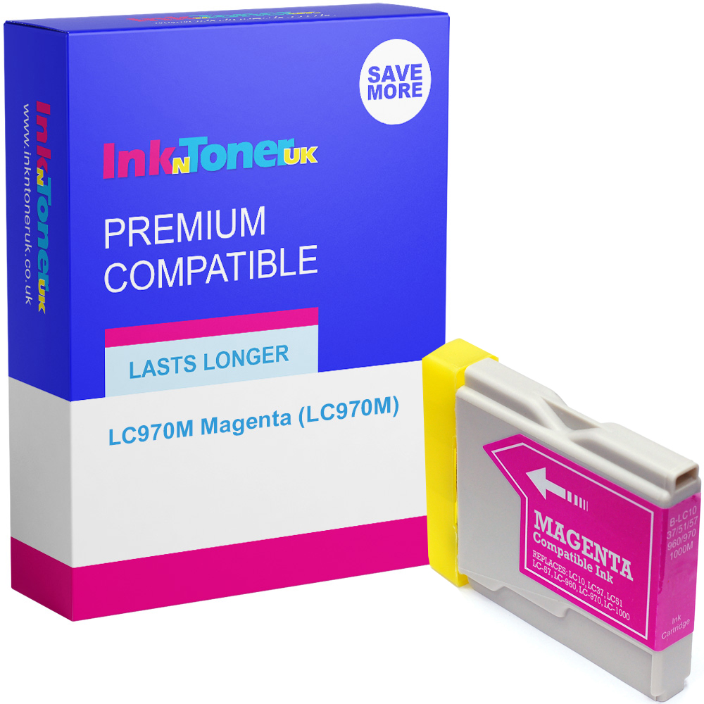 Premium Compatible Brother LC970M Magenta Ink Cartridge (LC970M)