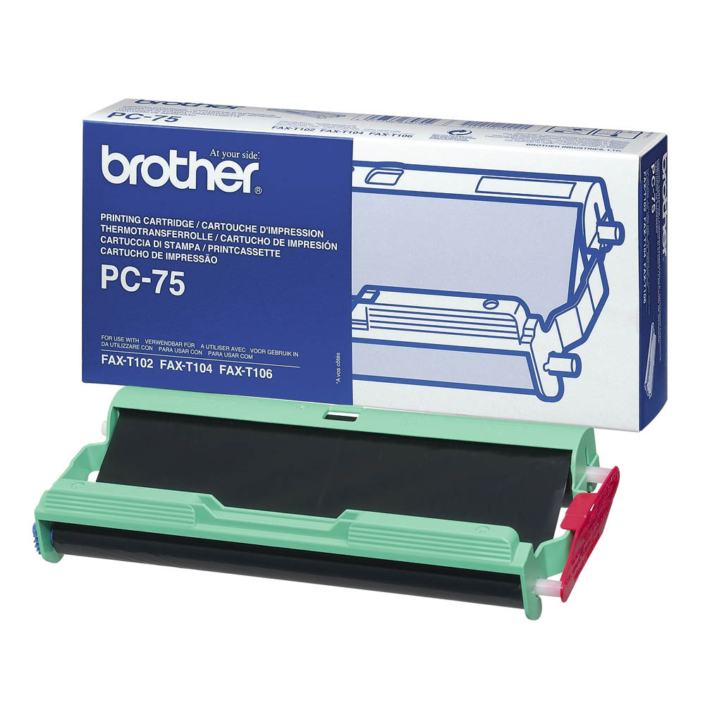 Original Brother PC75 Black Thermal Ribbon (PC75)