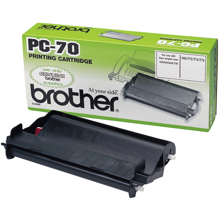 Original Brother PC70 Black Thermal Ribbon (PC70)
