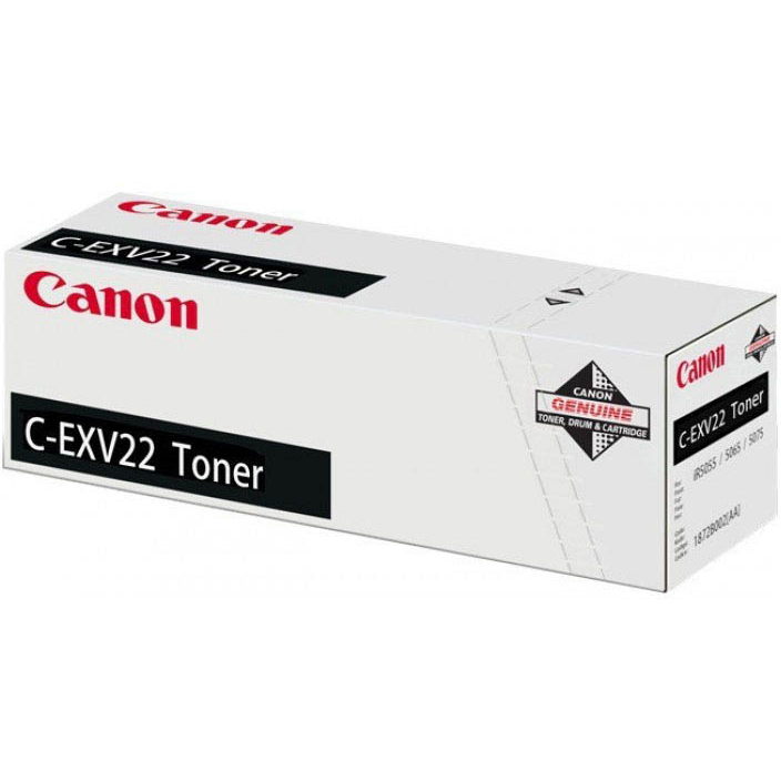 Original Canon C-EXV22 Black Toner Cartridge (1872B002AA)