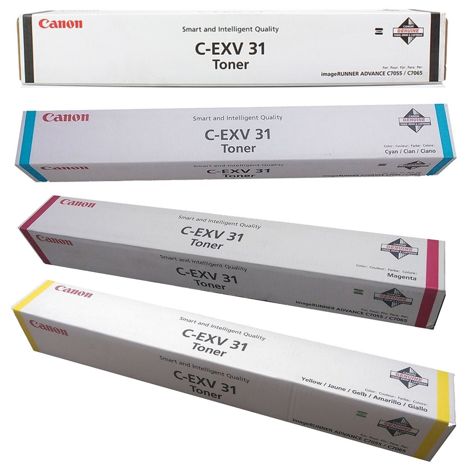 Original Canon C-EXV31 CMYK Multipack High Capacity Toner Cartridges (2792B002/ 2796B002/ 2800B002/ 2804B002)