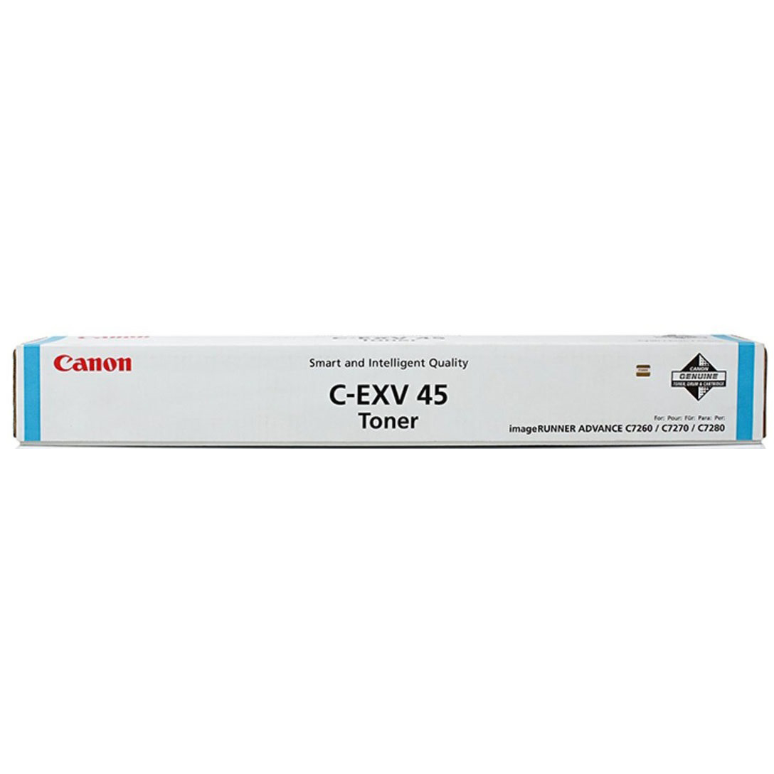 Original Canon C-EXV45 Cyan Toner Cartridge (6944B002AA)