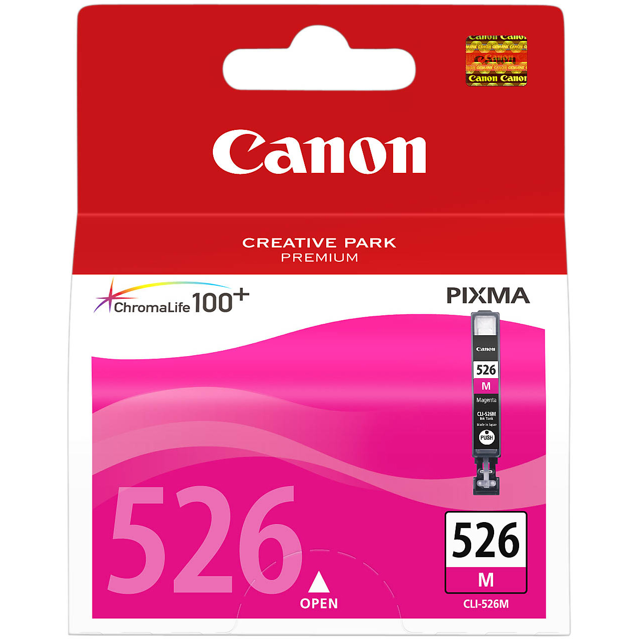 Original Canon CLI-526M Magenta Ink Cartridge (4542B001)
