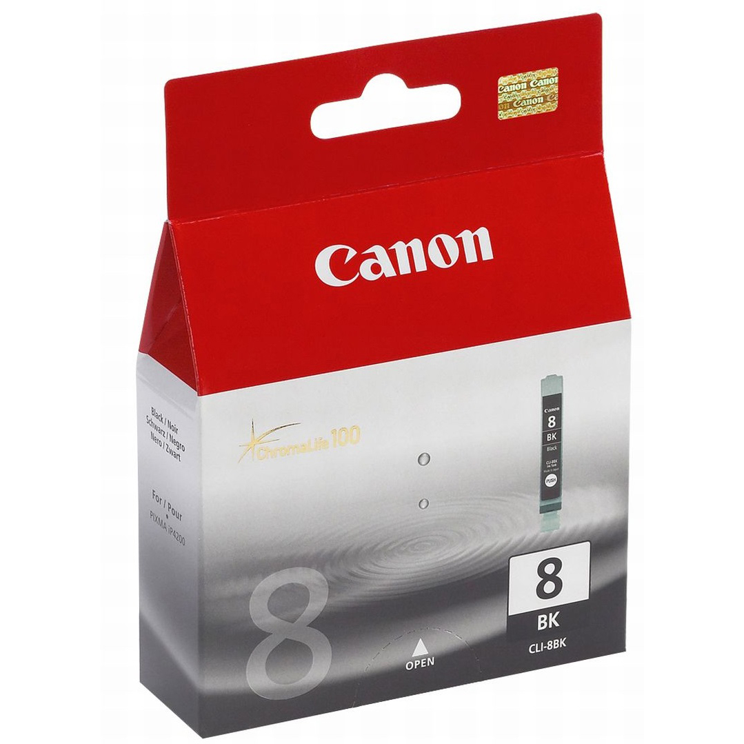 Original Canon CLI-8BK Black Ink Cartridge (0620B001)