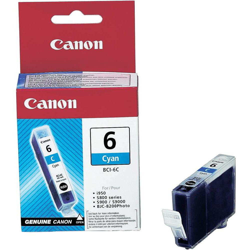 Original Canon BCI-6C Cyan Ink Cartridge (4706A002)