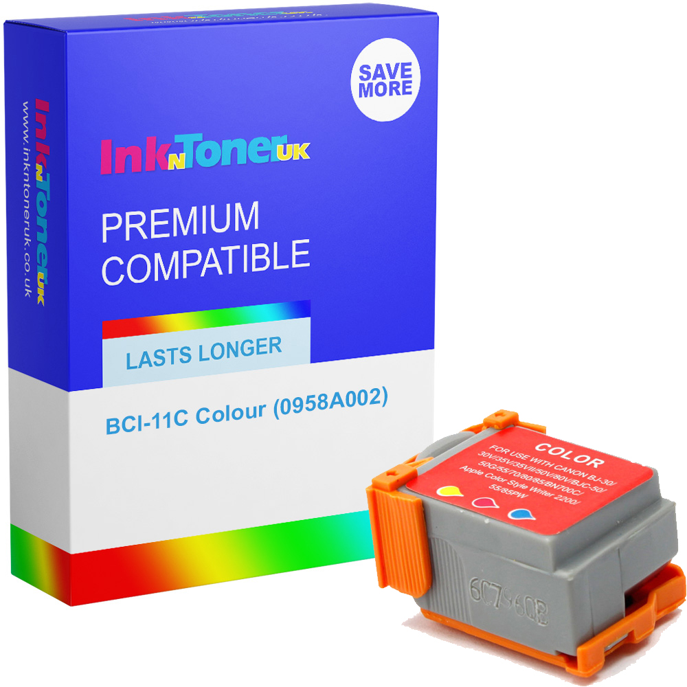 Premium Compatible Canon BCI-11C Colour Ink Cartridge (0958A002)